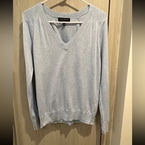 Banana Republic Baby Blue V Neck Sweater